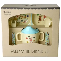 Rice Premiers Repas|Puériculture|Coffret de repas en mélamine Fun Fair |