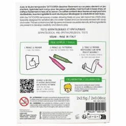 Enfant Nailmatic Kids Soins Du Corps|Coffrets|Coffret duo Tattoopen & Pochoir Réutilisable New York x JO LITTLE