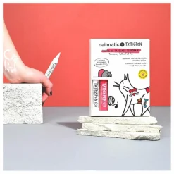 Enfant Nailmatic Kids Coffret duo Tattoopen & Pochoir Réutilisable Cat x AMI IMAGINAIRE
