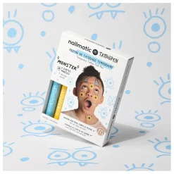 Enfant Nailmatic Kids Soins Du Corps|Coffrets|Coffret Kit duo feutre de tatouage Tattoopen Monster