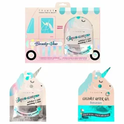 Femme Inuwet Soins Du Visage|Soins Du Visage|Coffret masques cheveux et visage Beauty Van licorne
