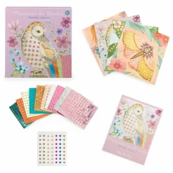 Moulin Roty Loisirs Créatifs|Coffret mosaïques Les Rosalies