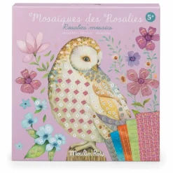 Moulin Roty Loisirs Créatifs|Coffret mosaïques Les Rosalies