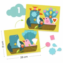 Discount Djeco Coffret multi-activités Chat et ses amis Multicolore