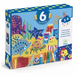 Discount Djeco Coffret multi-activités La mer et ses plaisirs Multicolore