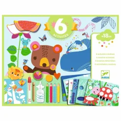 Djeco Loisirs Créatifs|Coffret multi-activités Souris et ses amis