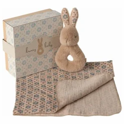 Best Maileg Coffret naissance - Hochet Lapin et lange | Nude