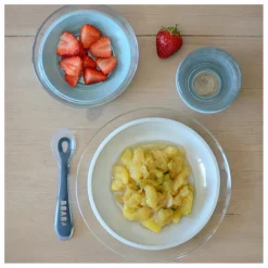 Béaba Premiers Repas|Puériculture|Coffret repas en verre - 3 pièces |