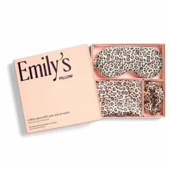 Emily's Pillow Coffret sommeil en soie imprimé Léopard Online
