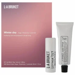 Homme L:A BRUKET Soins, Wellness|Coffret Winter Day duo lèvres et mains 017 & 092