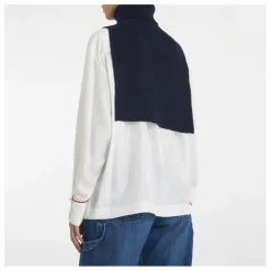 Forte Forte Col Laine Vierge | Bleu nuit