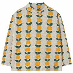 New Tinycottons Col Roulé Côtelé Pommes Coton Bio | Crème