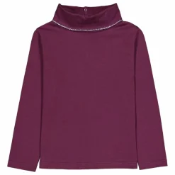 Hello Simone Col Roulé Twiggy Uni Coton Bio | Bordeaux