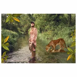 Best Barbour Collaboration x Farm Rio - Bottes Cami Caoutchouc | Vert