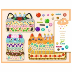 Djeco Collages Cakes et Bombecs Multicolore Online