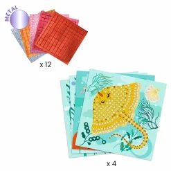 Discount Djeco Collages Caraibes Multicolore