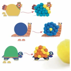 Djeco Collages des petits Animaux tout doux