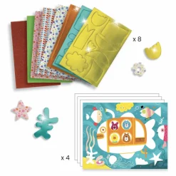 Best Djeco Collages Mousse mousse Multicolore