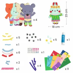 Djeco Collages Petits Choux Multicolore Best