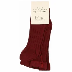 Outlet Búho Collant Côtelé Bébé | Bordeaux