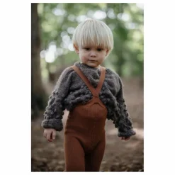 Silly Silas Collants à Bretelles Coton Bio | Rouille Sale