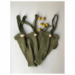 Clearance Silly Silas Collants à Bretelles Coton Bio | Vert