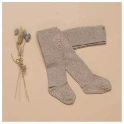 GOBABYGO Collants Antidérapants | Beige Online
