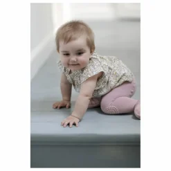 Discount GOBABYGO Collants Antidérapants Genoux et Pieds | Rose