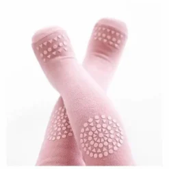 Discount GOBABYGO Collants Antidérapants Genoux et Pieds | Rose