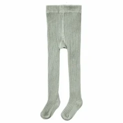 Quincy Mae Collants Côtelés Coton Bio | Vert New