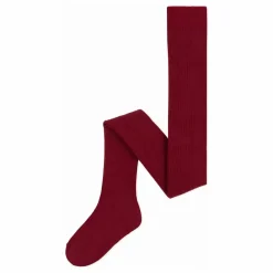 Petit Bateau Collants Epais Unis | Bordeaux Hot