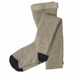Clearance FUB Collants Laine | Beige chiné