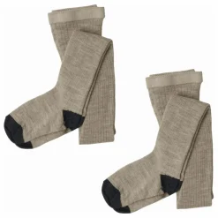 Clearance FUB Collants Laine | Beige chiné