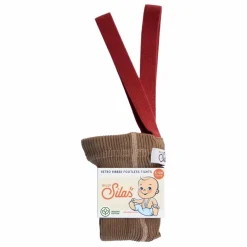 Sale Silly Silas Collants Xmas Coton Bio | Olive