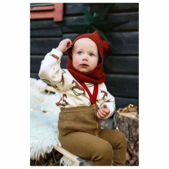 Sale Silly Silas Collants Xmas Coton Bio | Olive