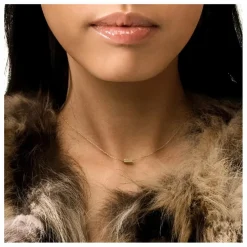 Ginette NY Collier Mini Straw | Or rose