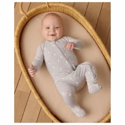 Discount Quincy Mae Combinaison à Pieds Snowmen | Gris