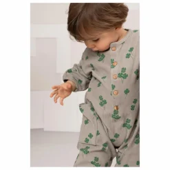 Hot Studio Bohème Combinaison Big Papi Trèfles Velours Côtelé Coton Bio | Gris