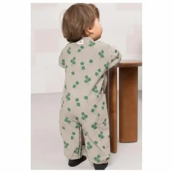 Hot Studio Bohème Combinaison Big Papi Trèfles Velours Côtelé Coton Bio | Gris