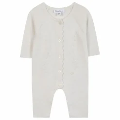 Tartine et Chocolat Combinaison Brodée Cachemire | Nacre Outlet