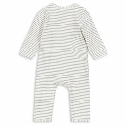 Konges Sløjd Combinaison Cache Cœur Rayée Coton Bio |