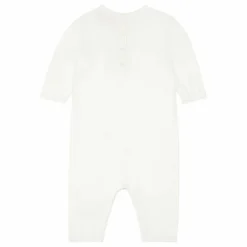 New Bonpoint Combinaison Coton Cerises | Ecru