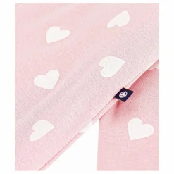 Petit Bateau Combinaison Cœurs Coton Ouatiné | Rose pâle