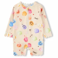 Enfant Molo Maillots De Bain|Maillots De Bain|Combinaison de Bain Nigella Glaces Fibres Recyclées |