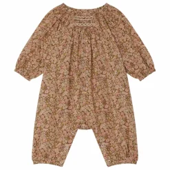 New Bonpoint Combinaison Jia Liberty Coton Bio | Mauve