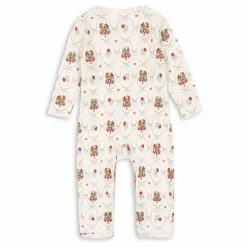 Konges Sløjd Combinaison Minnie Chiens Pointelle Coton Bio | Ecru New