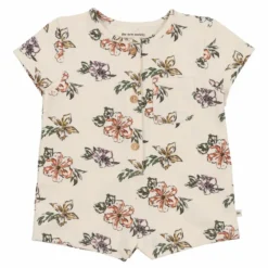 the new society Combinaison Rancho Baby Hibiscus | Ecru Discount