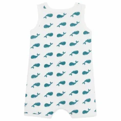 Clearance Petit Bateau Combishort Boule Coton Bio | Ecru