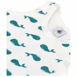 Clearance Petit Bateau Combishort Boule Coton Bio | Ecru