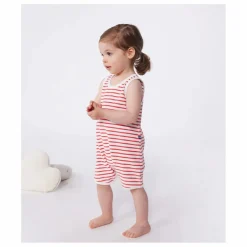 Discount Petit Bateau Combishort Bouri Coton Bio | Rouge
